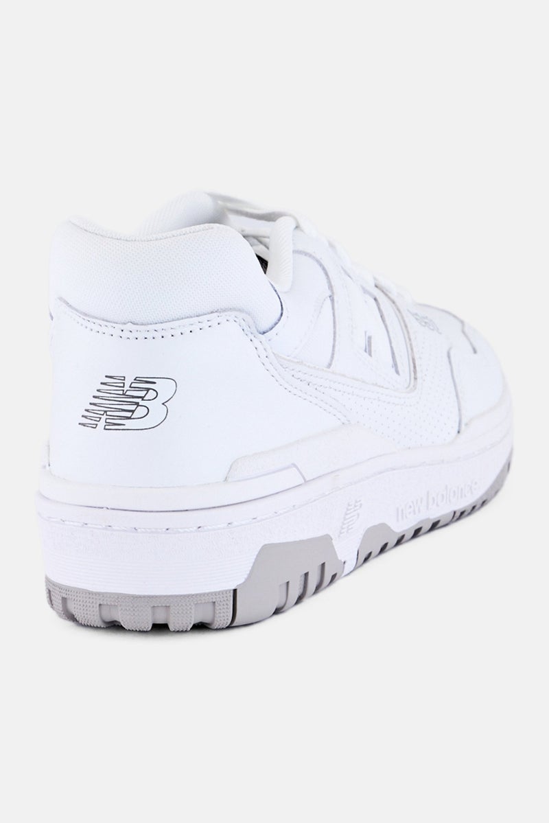 New Balance Men BB550PB1 Lace Up Outdoor Shoes, White - Image 3